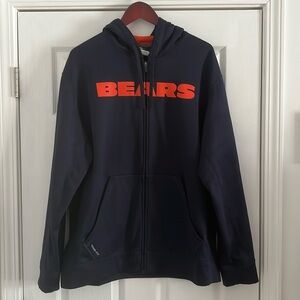 Nike Therma Fit Chicago Bears zip up hoodie. Size XL excellent condition